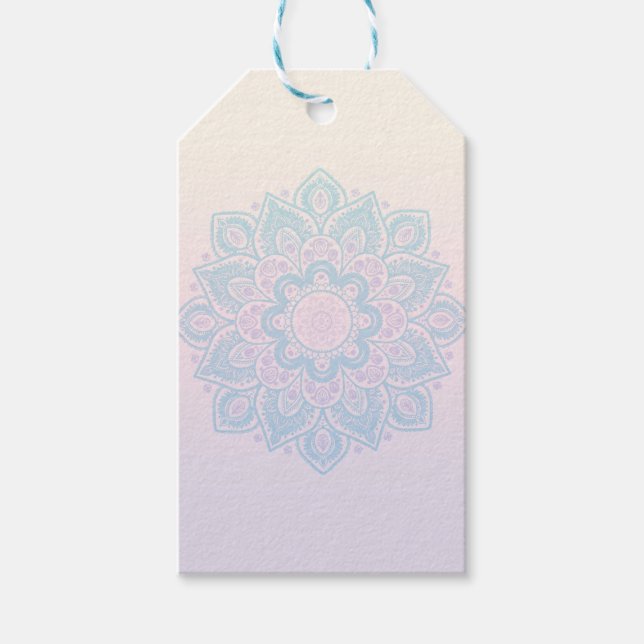 Etiqueta Para Presente Serenity mandala (Frente)