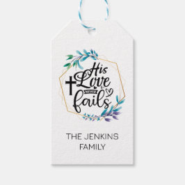 Etiqueta Para Presente Seu Amor Nunca Falhe