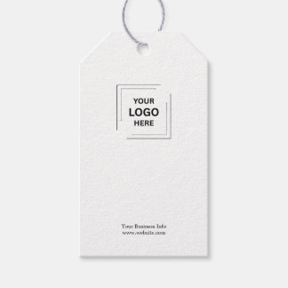 Etiqueta Para Presente Seu logotipo | Empresa Corporativa Moderna Minimal