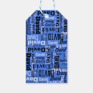 Etiqueta Para Presente Seu NOME - Marca Personalizável Colorida do Prese