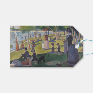 Etiqueta Para Presente Seurat Domingo La Grande Jatte Arte Fino