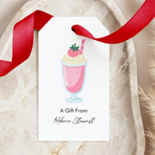 Etiqueta Para Presente Shake de Frutas Vermelhas para Todas as Ocasions -