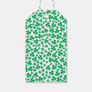 Etiqueta Para Presente Shamrock irlandês
