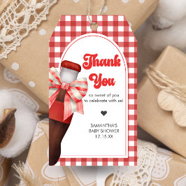 Etiqueta Para Presente She's Ready to Pop Baby Shower Favor Tags