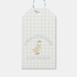Etiqueta Para Presente Silly Little Goose Baby Shower 