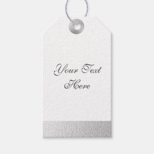 Etiqueta Para Presente Silver Foil