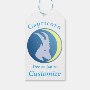 Etiqueta Para Presente Símbolo Capricorn Thunder_Cove