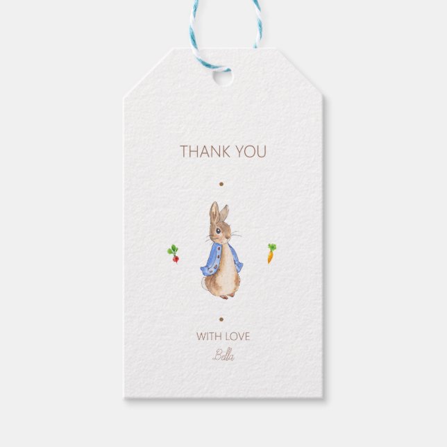 Etiqueta Para Presente Simple Peter o Rabbit (Frente)