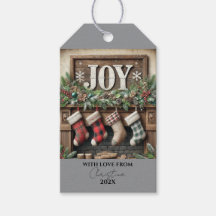 Simple Vintage Rustic Joy Natal