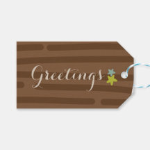 Simples Listras Marrom Escuro Minimalista