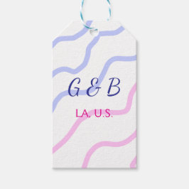 Etiqueta Para Presente SIMPLES MINIMAL adicionar texto do nome da cidade