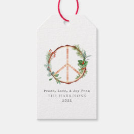 Etiqueta Para Presente Sinal de Paz Russo - Natal