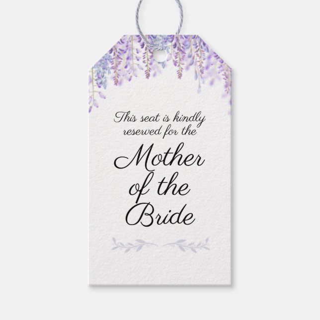 Etiqueta Para Presente Sinal Reservado de Casamento (Frente)