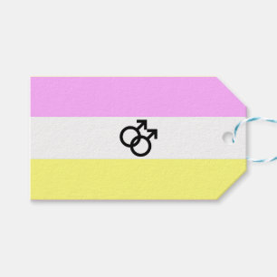 Etiqueta Para Presente Sinalizador do Orgulho Twink