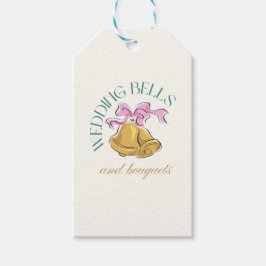 Etiqueta Para Presente Sinos de Casamento e Bouquets | Presentes de Casam