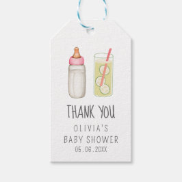 Etiqueta Para Presente Sip And See, Welcome Baby Girl, New Baby Party