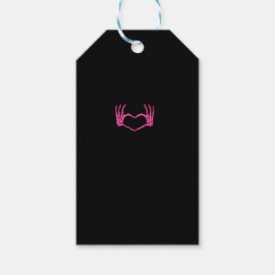 Etiqueta Para Presente Skeleton Heart Hands Classic