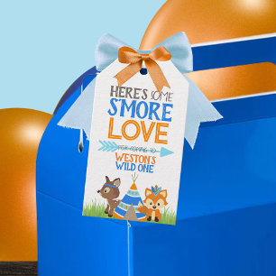 Etiqueta Para Presente Smore Love Woodland Wild Um Aniversário Favorece E