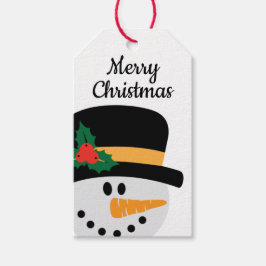 Etiqueta Para Presente Snowman Christmas