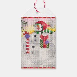 Etiqueta Para Presente Snowman Gift Tag