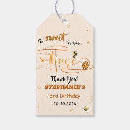 Etiqueta Para Presente So Sweet To Bee Three Cute Honey Bee 3rd Birthday