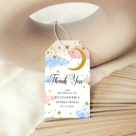 Etiqueta Para Presente Sobre A Revelação Do Gênero Da Lua