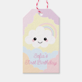 Etiqueta Para Presente Sofia Cloud Birthday Obrigado Favor
