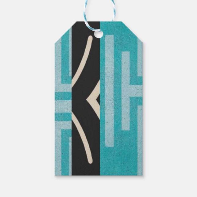 Etiqueta Para Presente Sofisticada ilha africana caribenha de luxo (Frente)