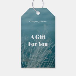 Etiqueta Para Presente Soft blue ocean themed