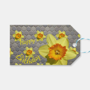 Etiqueta Para Presente Sombras de Pó Azul. Etiqueta de Presente de Anive
