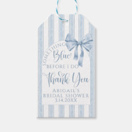 Etiqueta Para Presente Something Blue Before I Do Bow Thank you