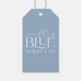 Etiqueta Para Presente Something Blue Before I Do Bridal Shower