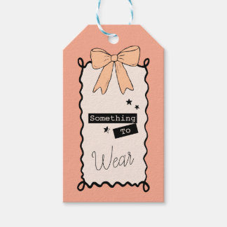 Etiqueta Para Presente Something you Wear Cute Pink Gift Tag