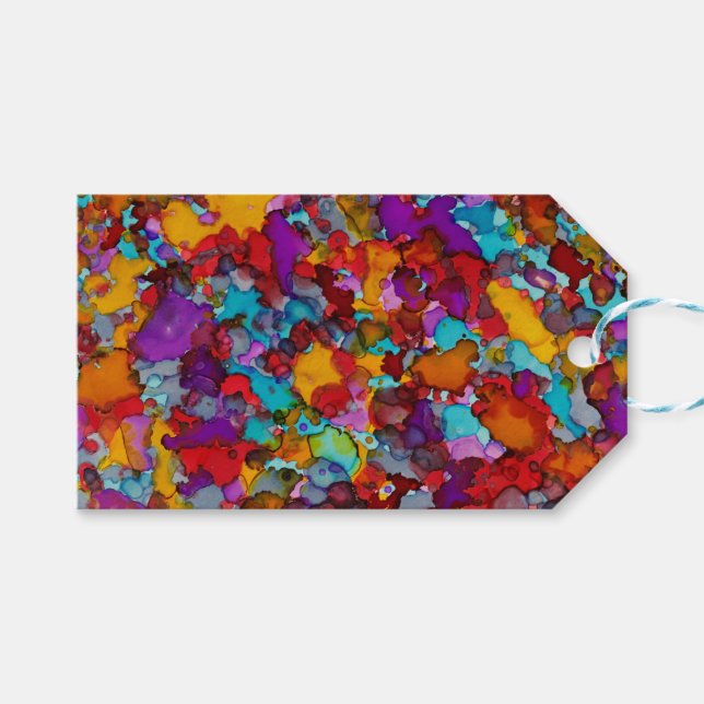 Etiqueta Para Presente Sonho de Confetes (Frente (horizontal))