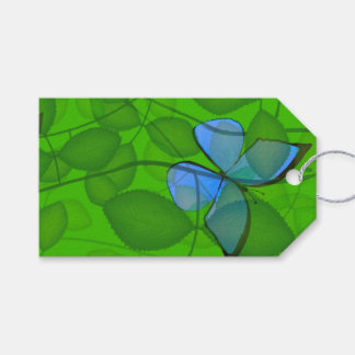 Etiqueta Para Presente Sonhos da Floresta Tropical Borboleta Vine Todos o