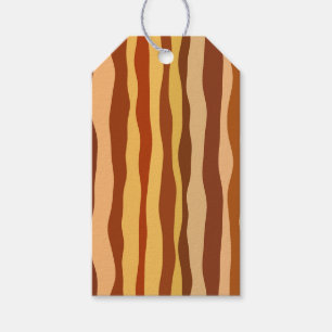 Etiqueta Para Presente Sonhos do Deserto Dourado Laranja Queimada Sienna