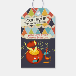 Etiqueta Para Presente Sopa personalizada nas direções de uma receita de