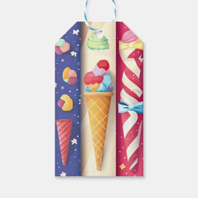 Etiqueta Para Presente Sorvete (Frente)