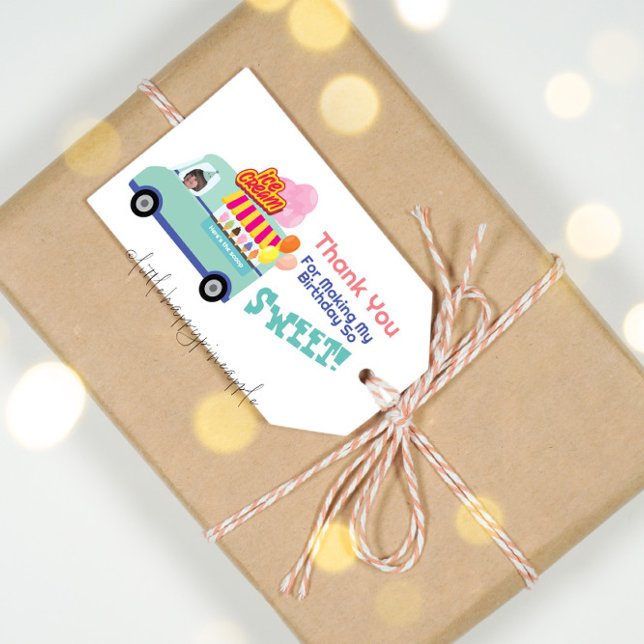 Etiqueta Para Presente Sorvete Você Gritar Aniversário (Criador carregado)