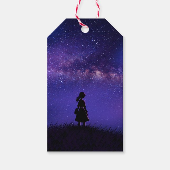 Etiqueta Para Presente Sozinha e Starry Night (Frente)