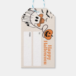 Etiqueta Para Presente Spooky Halloween Treat Label