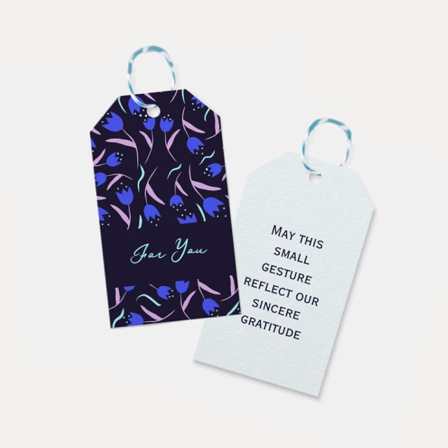 Etiqueta Para Presente Spring Floral Pattern  (Criador carregado)