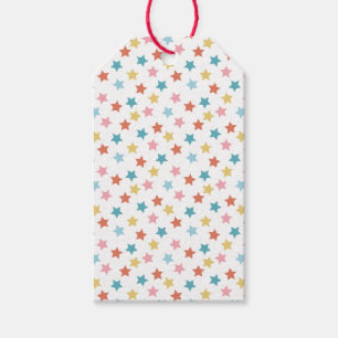 Etiqueta Para Presente Star Confetti (Retro)