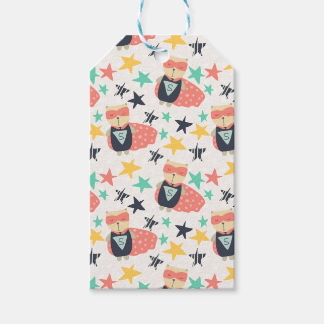 Etiqueta Para Presente Star Super Hero (Frente)