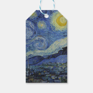 Etiqueta Para Presente "Starry Night" por Van Gogh