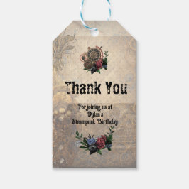 Etiqueta Para Presente Steam Punk Partido Favorito Obrigado