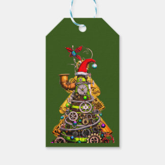 Etiqueta Para Presente Steampunk Christmas Tree