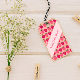 Etiqueta Para Presente Strawberry Fields Delight