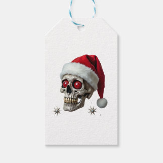 Etiqueta Para Presente Sugar Skull with Santa Hat Tee Christmas Pajama Xm
