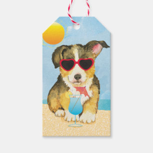 Etiqueta Para Presente Summer Pembroke Welsh Corgi